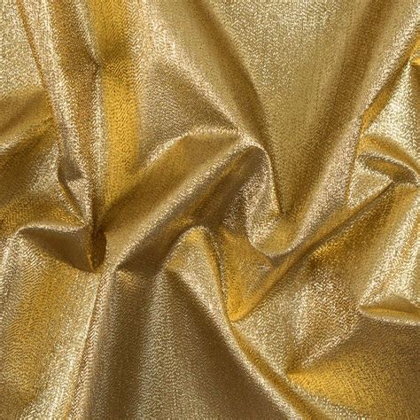 gold metallic cotton fabric